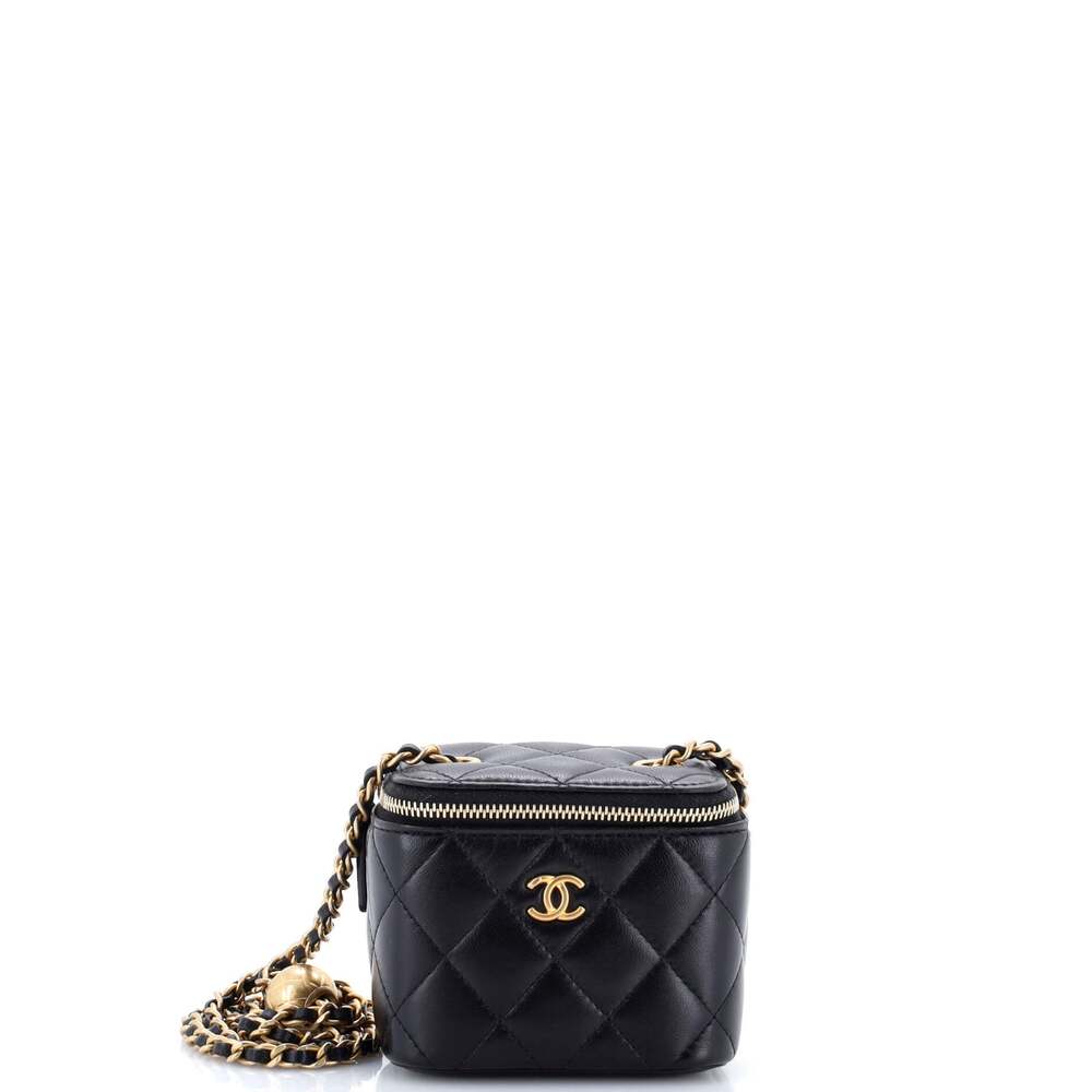 Chanel Pearl Crush Vanity Case With #247590C42B - Picture 1 of 6